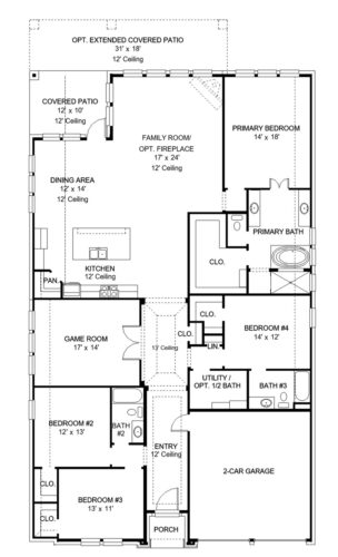 Perry Homes 60'-2726w Floor plan