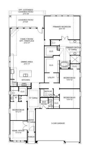 Perry Homes 60'-2776w Floor plan