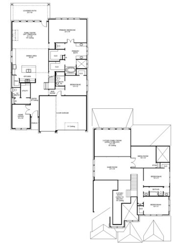 Perry Homes 60'-3445w Floor plan