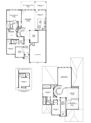 Perry Homes 70'-3399w Floor plan