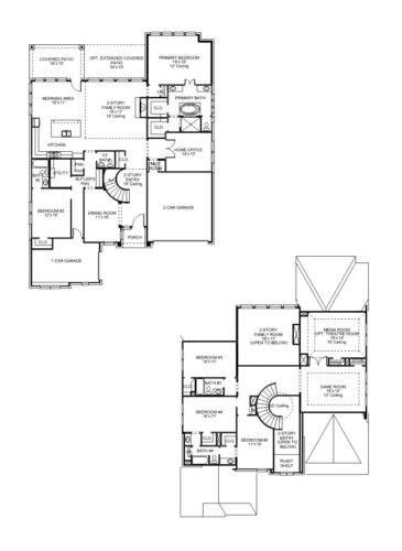 Perry Homes 70'-4097w Floor plan