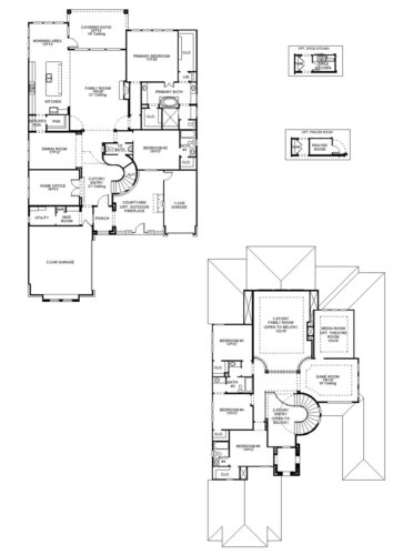 Perry Homes 80'-4410s Floor plan