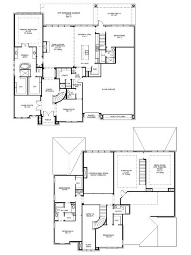 Perry Homes 80'-4978w Floor plan