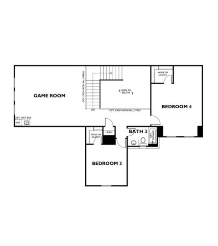 Shea Homes 70'-Plan 6030 2F Floor plan