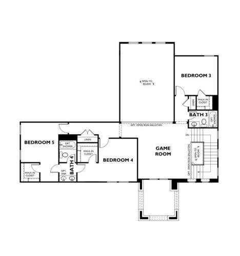 Shea Homes 70'-Plan 6040 2F Floor plan