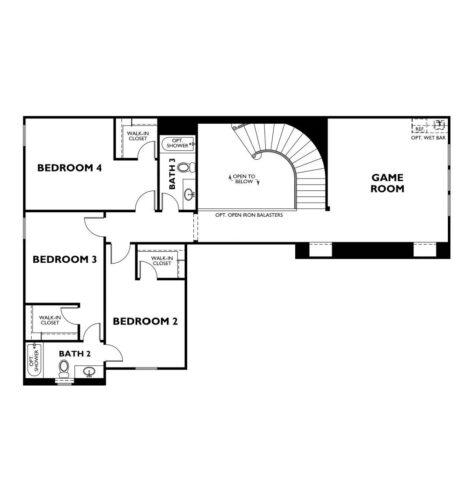 Shea Homes 70'-Plan 6050 2F Floor plan