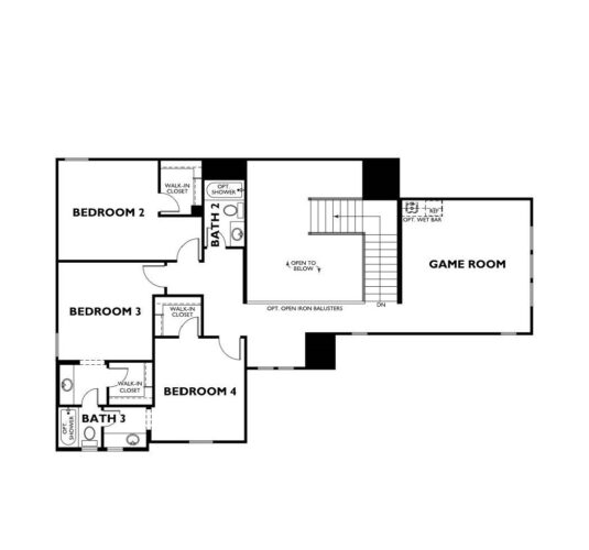 Shea Homes 70'-Plan 6060 2F Floor plan
