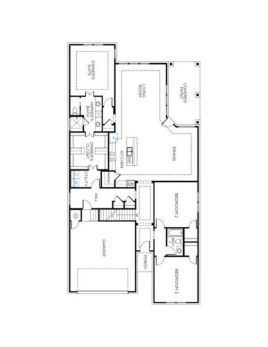 Tricoast Homes 60'-Milano 1F Floor plan