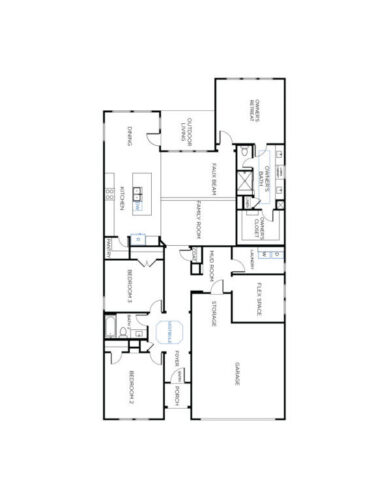 Tricoast Homes 60'-Nantucket Floor plan
