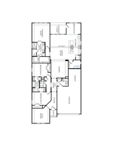Tricoast Homes 60'-Renzo Floor plan