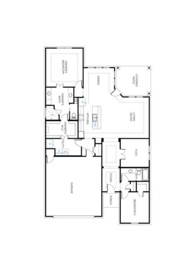 Tricoast Homes 60'-Torino Floor plan