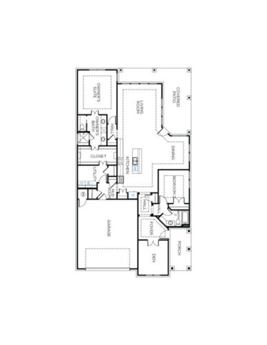 Tricoast Homes 60'-Verona Floor plan