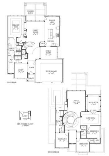 Westin Homes 80'-Preston III Floor plan